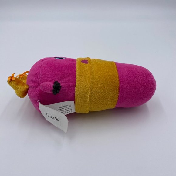 Shopkins Lippy Lips Plush 7" Stuffed Animal Pink Lipstick Toy Doll Winking Eye - Picture 3 of 7